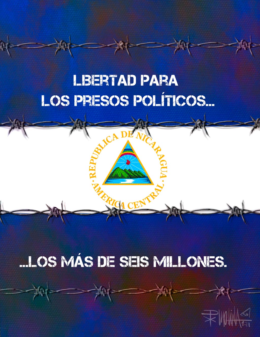 Caricatura de la semana |  Más de seis millones de presos políticos
