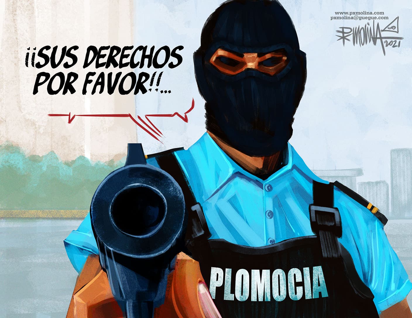 Caricatura del día |  Abuso de plomo