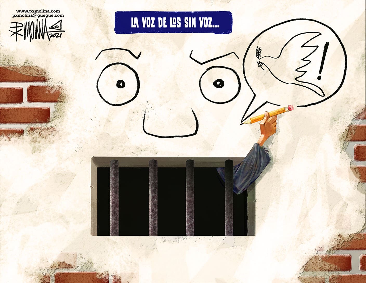 Caricatura del día – La voz de los sin voz