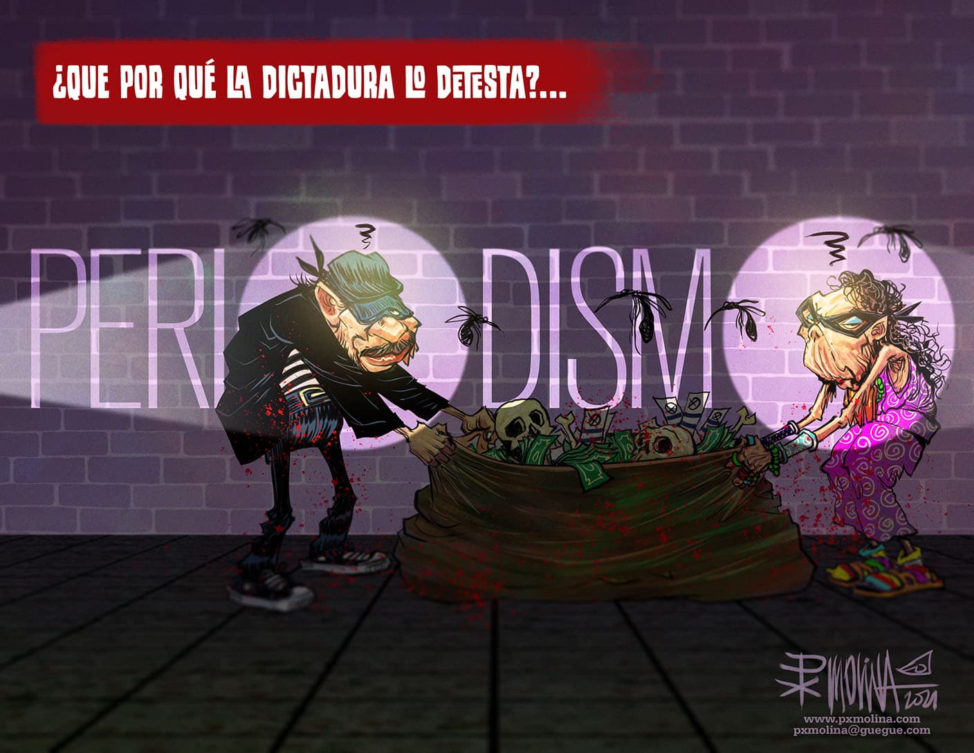 Caricatura del día |  Trabajo de periodismo