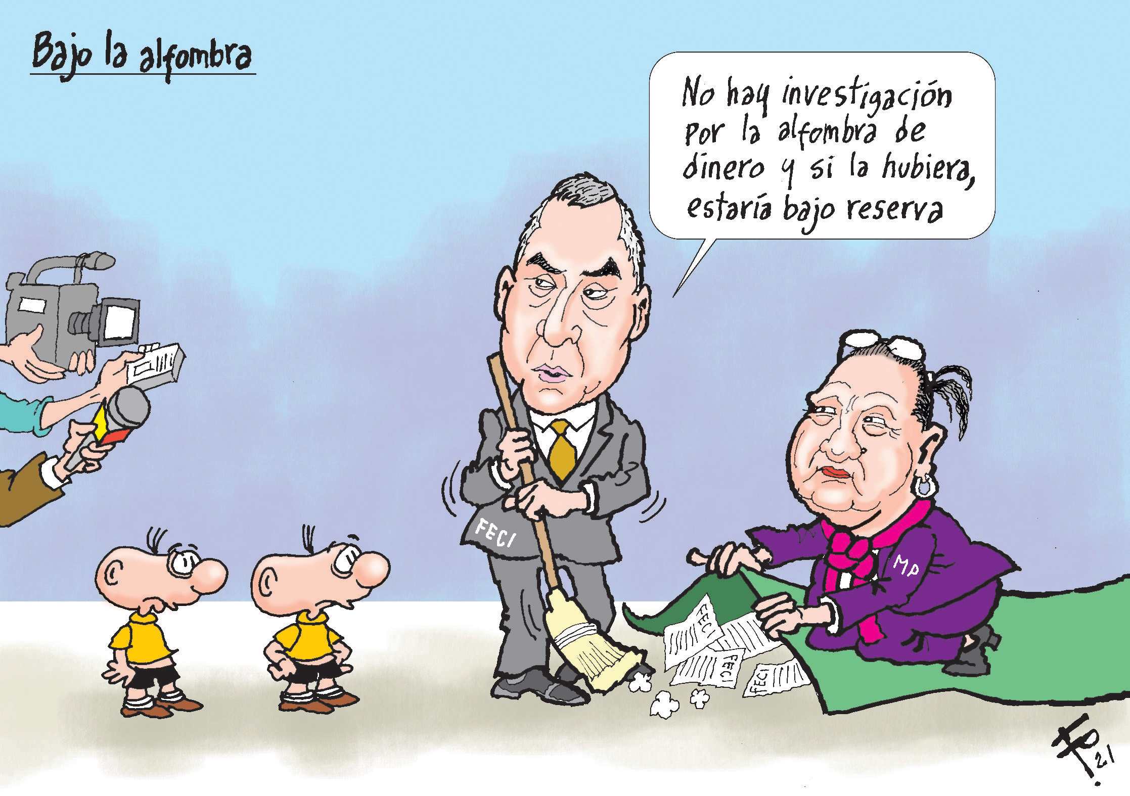 Debajo de la alfombra