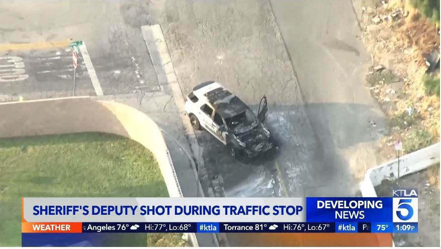 Policías fueron baleados en persecución, heridos y patrulla envuelta en llamas – Prensa Libre