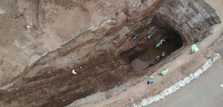 Así se realiza el trabajo en la zona del naufragio en El Naranjo, Mixco – Prensa Libre