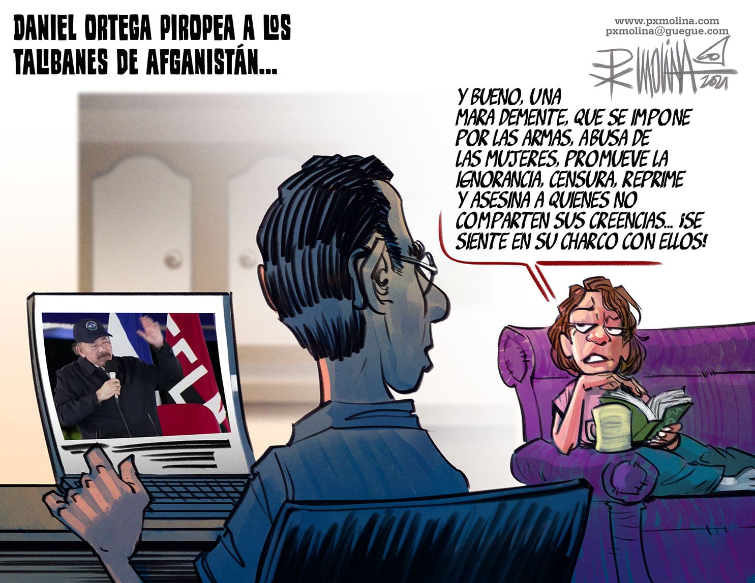 Caricatura del día |  El fanboy de los talibanes