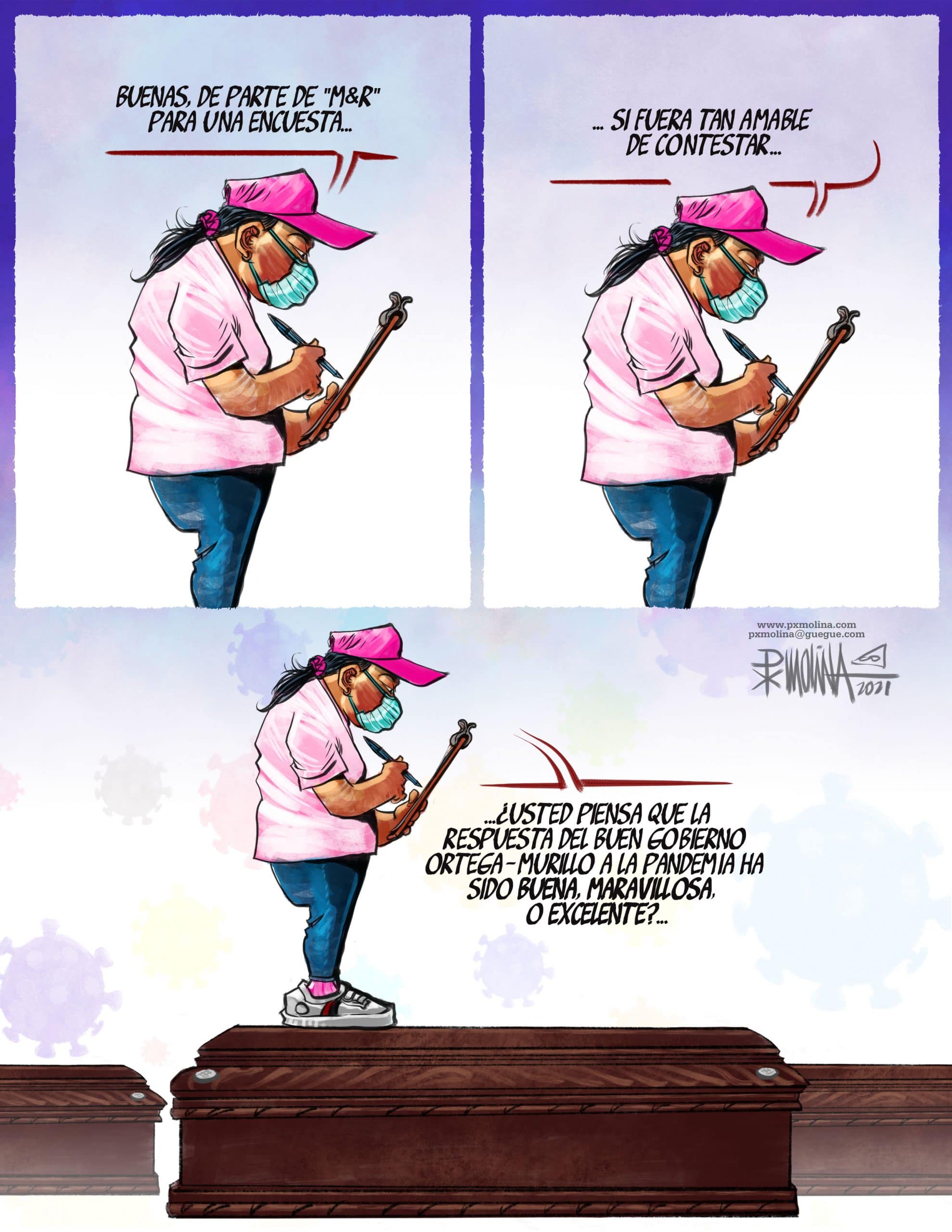 Caricatura semanal |  Para una encuesta …