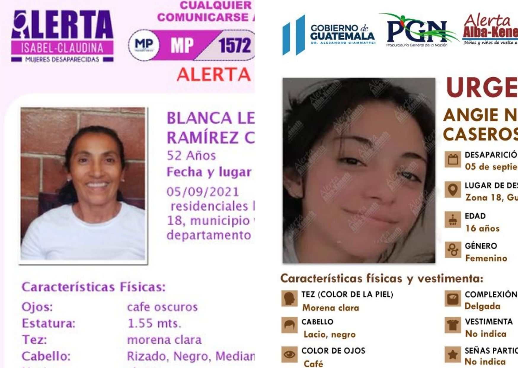 Detalles del día en que Blanca Ramírez y su hija Angie Nicole desaparecieron – prensa Libre