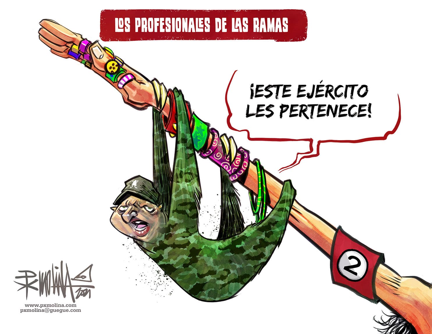 Profesionales de las ramas del Ejército de Nicaragua